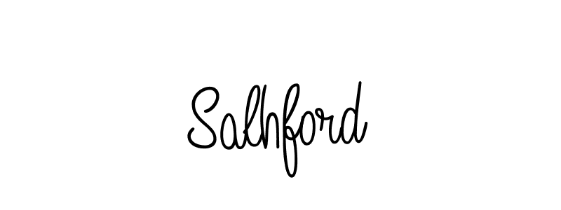 You should practise on your own different ways (Angelique-Rose-font-FFP) to write your name (Salhford) in signature. don't let someone else do it for you. Salhford signature style 5 images and pictures png