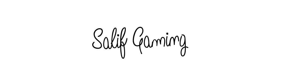 How to make Salif Gaming signature? Angelique-Rose-font-FFP is a professional autograph style. Create handwritten signature for Salif Gaming name. Salif Gaming signature style 5 images and pictures png