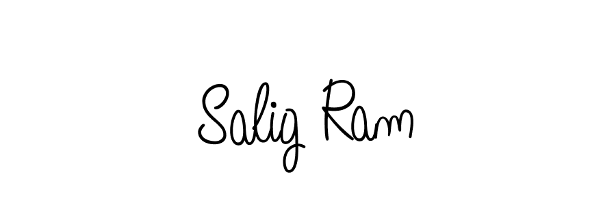 Make a beautiful signature design for name Salig Ram. With this signature (Angelique-Rose-font-FFP) style, you can create a handwritten signature for free. Salig Ram signature style 5 images and pictures png