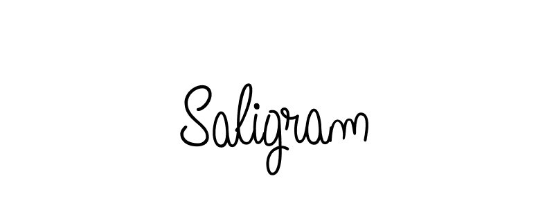 Use a signature maker to create a handwritten signature online. With this signature software, you can design (Angelique-Rose-font-FFP) your own signature for name Saligram. Saligram signature style 5 images and pictures png