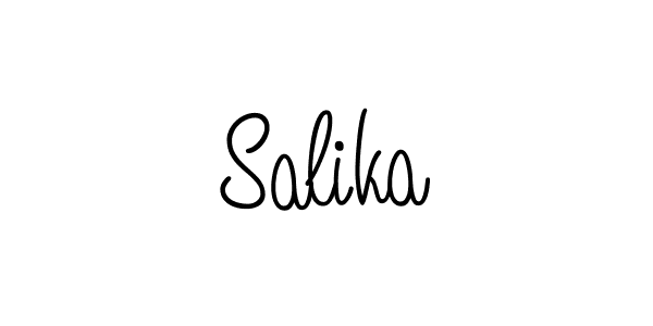 Make a beautiful signature design for name Salika. Use this online signature maker to create a handwritten signature for free. Salika signature style 5 images and pictures png