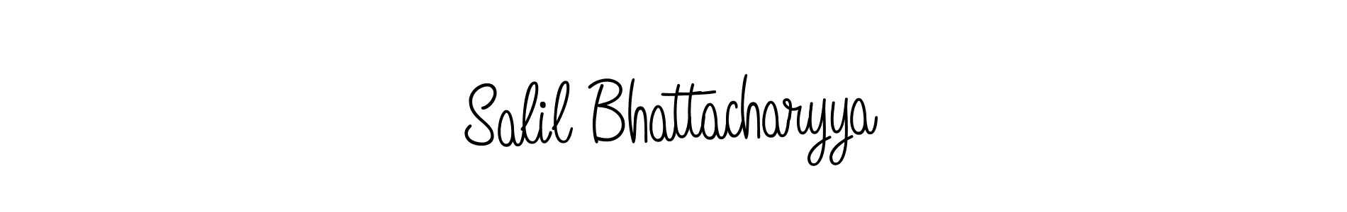 Create a beautiful signature design for name Salil Bhattacharyya. With this signature (Angelique-Rose-font-FFP) fonts, you can make a handwritten signature for free. Salil Bhattacharyya signature style 5 images and pictures png