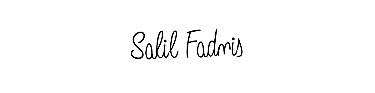 Design your own signature with our free online signature maker. With this signature software, you can create a handwritten (Angelique-Rose-font-FFP) signature for name Salil Fadnis. Salil Fadnis signature style 5 images and pictures png