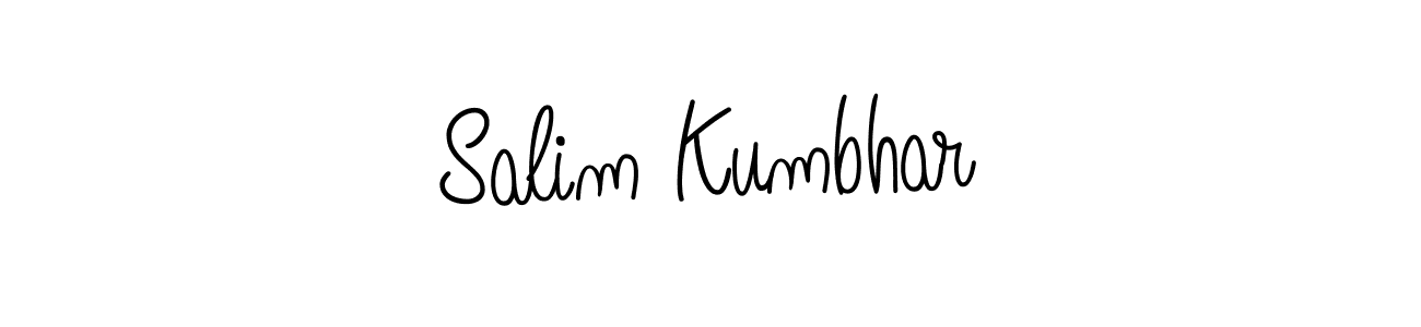 Also we have Salim Kumbhar name is the best signature style. Create professional handwritten signature collection using Angelique-Rose-font-FFP autograph style. Salim Kumbhar signature style 5 images and pictures png