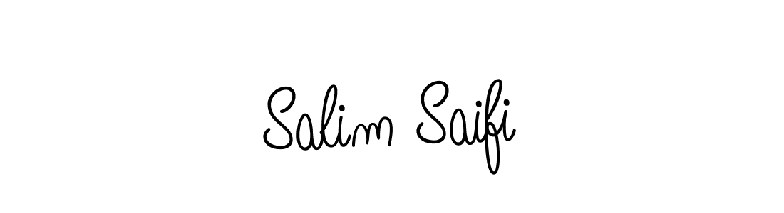 Design your own signature with our free online signature maker. With this signature software, you can create a handwritten (Angelique-Rose-font-FFP) signature for name Salim Saifi. Salim Saifi signature style 5 images and pictures png