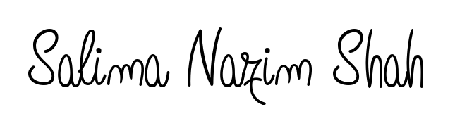 Give your name Salima Nazim Shah an exquisite flair with the Angelique-Rose-font-FFP script font. Ideal for contracts, resumes, and formal letterheads. Salima Nazim Shah signature style 5 images and pictures png