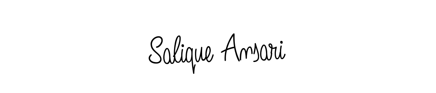 Make a short Salique Ansari signature style. Manage your documents anywhere anytime using Angelique-Rose-font-FFP. Create and add eSignatures, submit forms, share and send files easily. Salique Ansari signature style 5 images and pictures png