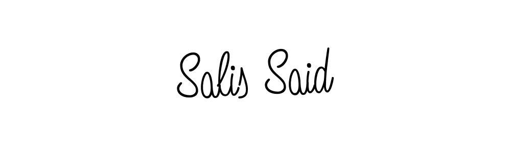 Also You can easily find your signature by using the search form. We will create Salis Said name handwritten signature images for you free of cost using Angelique-Rose-font-FFP sign style. Salis Said signature style 5 images and pictures png