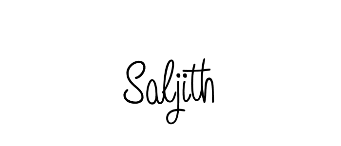 Once you've used our free online signature maker to create your best signature Angelique-Rose-font-FFP style, it's time to enjoy all of the benefits that Saljith name signing documents. Saljith signature style 5 images and pictures png