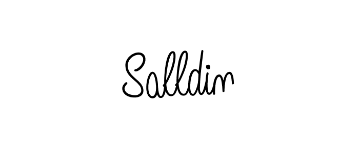 How to Draw Salldin signature style? Angelique-Rose-font-FFP is a latest design signature styles for name Salldin. Salldin signature style 5 images and pictures png