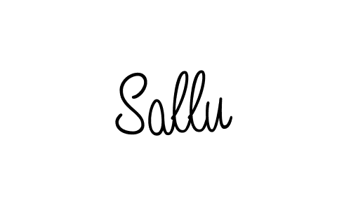 The best way (Angelique-Rose-font-FFP) to make a short signature is to pick only two or three words in your name. The name Sallu include a total of six letters. For converting this name. Sallu signature style 5 images and pictures png