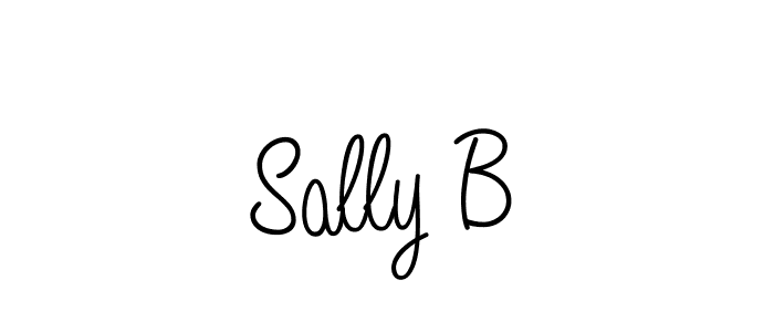 Design your own signature with our free online signature maker. With this signature software, you can create a handwritten (Angelique-Rose-font-FFP) signature for name Sally B. Sally B signature style 5 images and pictures png