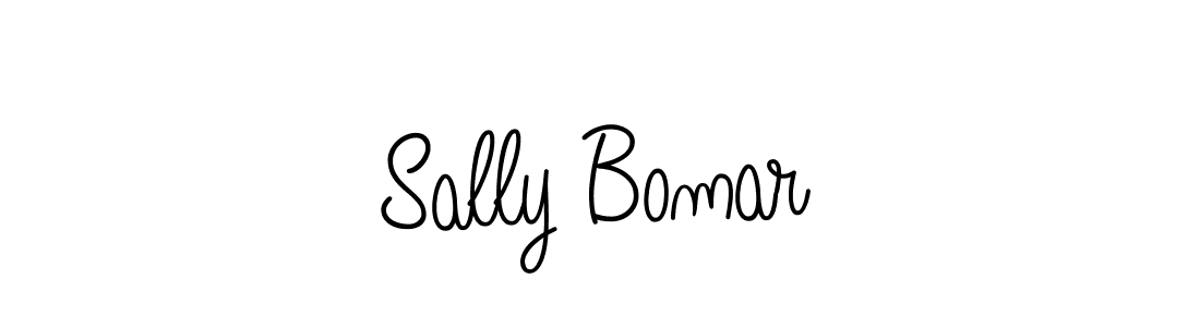 How to make Sally Bomar signature? Angelique-Rose-font-FFP is a professional autograph style. Create handwritten signature for Sally Bomar name. Sally Bomar signature style 5 images and pictures png