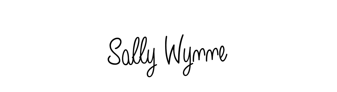 Use a signature maker to create a handwritten signature online. With this signature software, you can design (Angelique-Rose-font-FFP) your own signature for name Sally Wynne. Sally Wynne signature style 5 images and pictures png