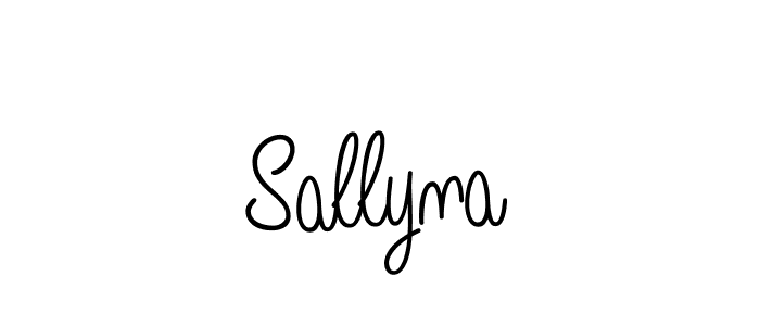 Also we have Sallyna name is the best signature style. Create professional handwritten signature collection using Angelique-Rose-font-FFP autograph style. Sallyna signature style 5 images and pictures png
