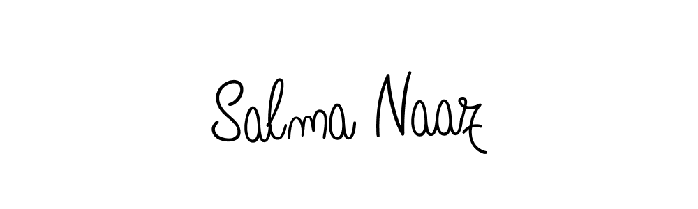 Angelique-Rose-font-FFP is a professional signature style that is perfect for those who want to add a touch of class to their signature. It is also a great choice for those who want to make their signature more unique. Get Salma Naaz name to fancy signature for free. Salma Naaz signature style 5 images and pictures png