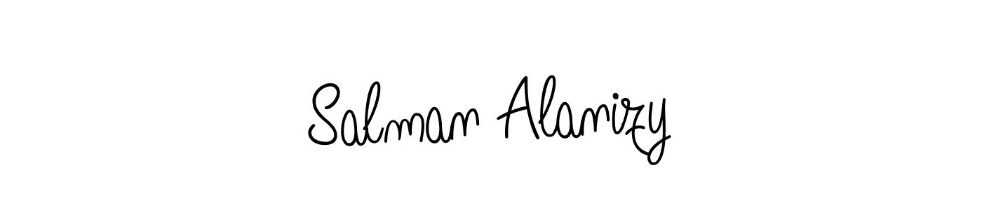 Design your own signature with our free online signature maker. With this signature software, you can create a handwritten (Angelique-Rose-font-FFP) signature for name Salman Alanizy. Salman Alanizy signature style 5 images and pictures png