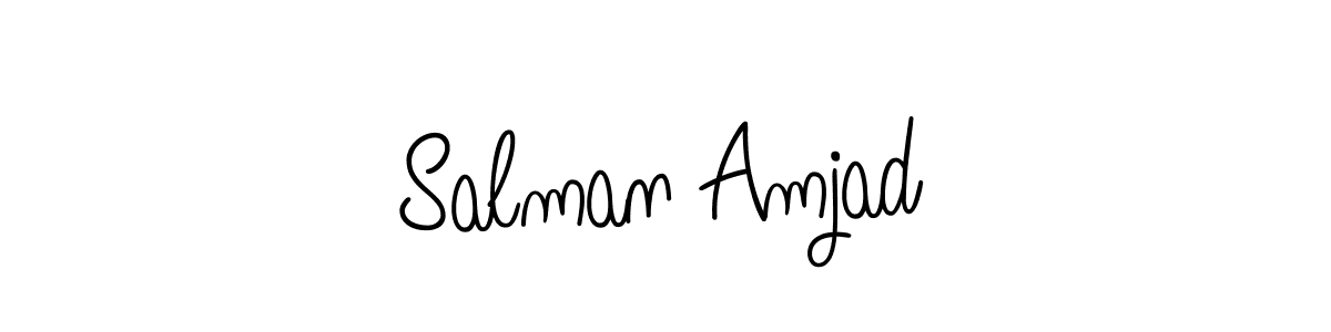 Also You can easily find your signature by using the search form. We will create Salman Amjad name handwritten signature images for you free of cost using Angelique-Rose-font-FFP sign style. Salman Amjad signature style 5 images and pictures png