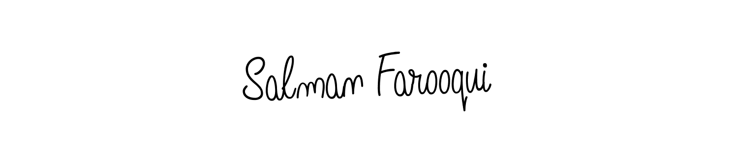 How to make Salman Farooqui signature? Angelique-Rose-font-FFP is a professional autograph style. Create handwritten signature for Salman Farooqui name. Salman Farooqui signature style 5 images and pictures png