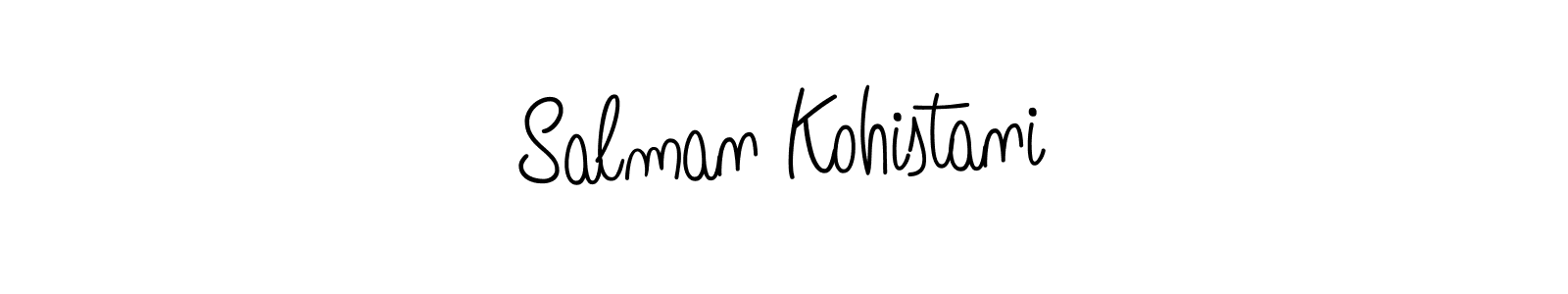 How to make Salman Kohistani signature? Angelique-Rose-font-FFP is a professional autograph style. Create handwritten signature for Salman Kohistani name. Salman Kohistani signature style 5 images and pictures png