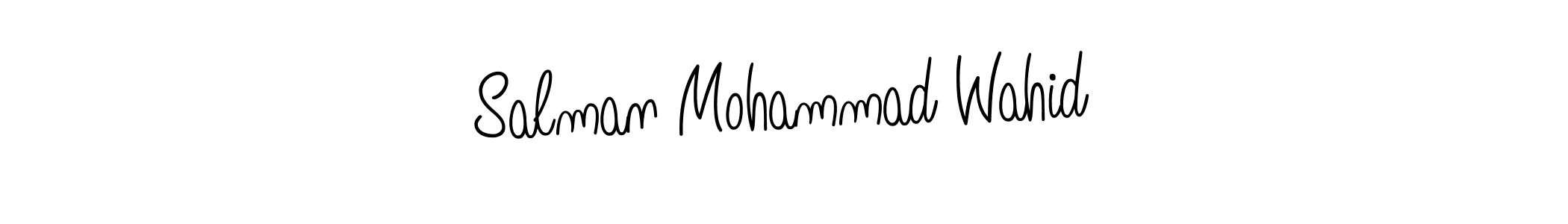 Also You can easily find your signature by using the search form. We will create Salman Mohammad Wahid name handwritten signature images for you free of cost using Angelique-Rose-font-FFP sign style. Salman Mohammad Wahid signature style 5 images and pictures png