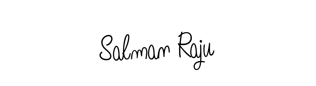 The best way (Angelique-Rose-font-FFP) to make a short signature is to pick only two or three words in your name. The name Salman Raju include a total of six letters. For converting this name. Salman Raju signature style 5 images and pictures png