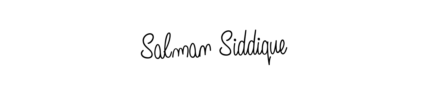 Check out images of Autograph of Salman Siddique name. Actor Salman Siddique Signature Style. Angelique-Rose-font-FFP is a professional sign style online. Salman Siddique signature style 5 images and pictures png