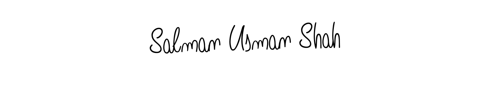 You can use this online signature creator to create a handwritten signature for the name Salman Usman Shah. This is the best online autograph maker. Salman Usman Shah signature style 5 images and pictures png