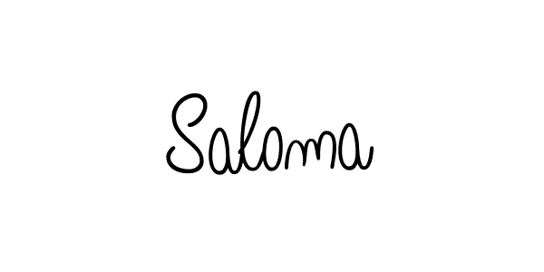 Also we have Saloma name is the best signature style. Create professional handwritten signature collection using Angelique-Rose-font-FFP autograph style. Saloma signature style 5 images and pictures png