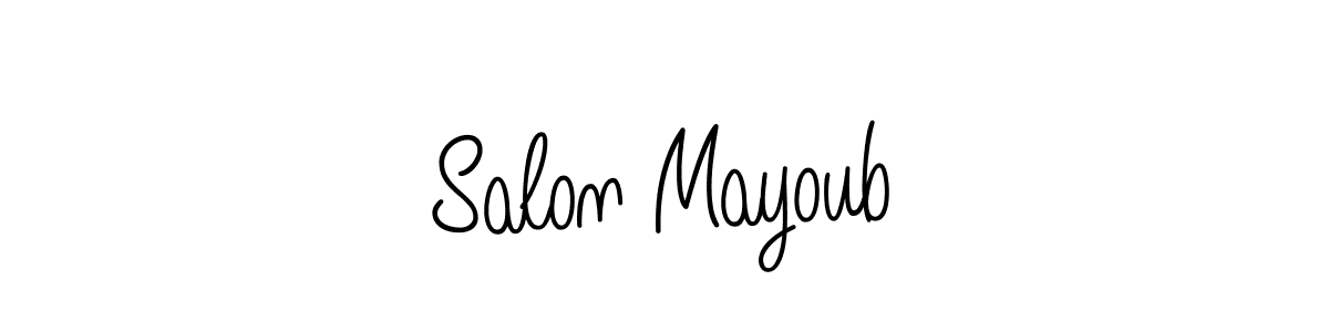 Once you've used our free online signature maker to create your best signature Angelique-Rose-font-FFP style, it's time to enjoy all of the benefits that Salon Mayoub name signing documents. Salon Mayoub signature style 5 images and pictures png