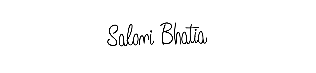 Also we have Saloni Bhatia name is the best signature style. Create professional handwritten signature collection using Angelique-Rose-font-FFP autograph style. Saloni Bhatia signature style 5 images and pictures png
