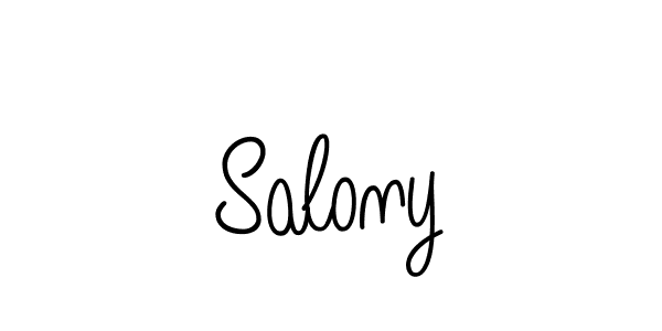 if you are searching for the best signature style for your name Salony. so please give up your signature search. here we have designed multiple signature styles  using Angelique-Rose-font-FFP. Salony signature style 5 images and pictures png