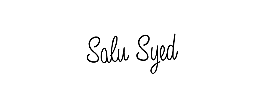 How to make Salu Syed signature? Angelique-Rose-font-FFP is a professional autograph style. Create handwritten signature for Salu Syed name. Salu Syed signature style 5 images and pictures png