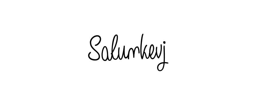 How to make Salunkevj signature? Angelique-Rose-font-FFP is a professional autograph style. Create handwritten signature for Salunkevj name. Salunkevj signature style 5 images and pictures png