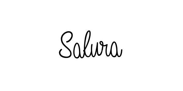 Create a beautiful signature design for name Salura. With this signature (Angelique-Rose-font-FFP) fonts, you can make a handwritten signature for free. Salura signature style 5 images and pictures png