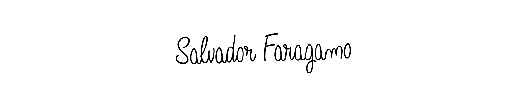 Use a signature maker to create a handwritten signature online. With this signature software, you can design (Angelique-Rose-font-FFP) your own signature for name Salvador Faragamo. Salvador Faragamo signature style 5 images and pictures png