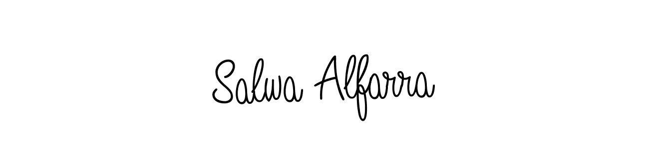 if you are searching for the best signature style for your name Salwa Alfarra. so please give up your signature search. here we have designed multiple signature styles  using Angelique-Rose-font-FFP. Salwa Alfarra signature style 5 images and pictures png