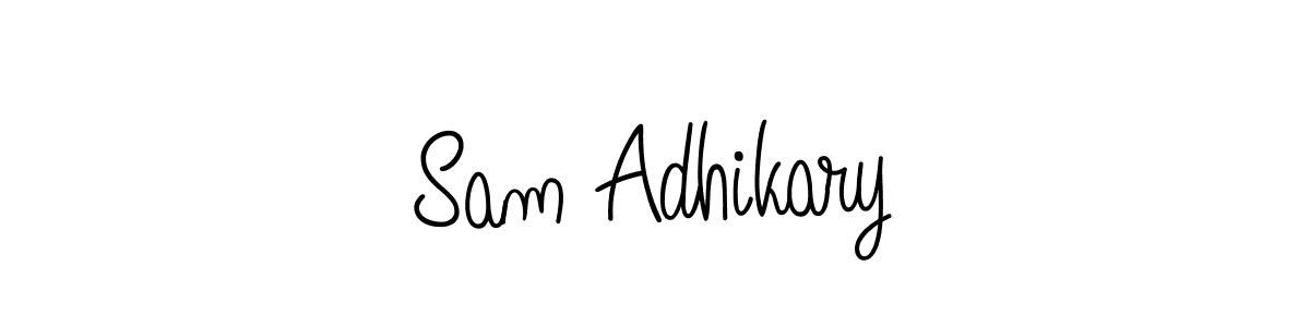 You can use this online signature creator to create a handwritten signature for the name Sam Adhikary. This is the best online autograph maker. Sam Adhikary signature style 5 images and pictures png