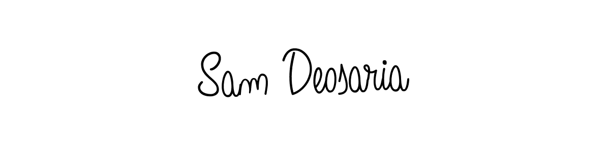 How to make Sam Deosaria signature? Angelique-Rose-font-FFP is a professional autograph style. Create handwritten signature for Sam Deosaria name. Sam Deosaria signature style 5 images and pictures png