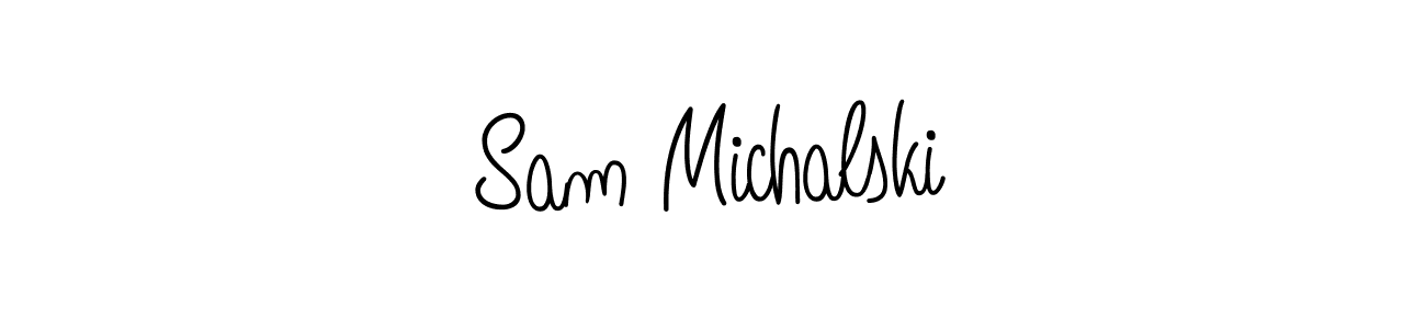 Make a short Sam Michalski signature style. Manage your documents anywhere anytime using Angelique-Rose-font-FFP. Create and add eSignatures, submit forms, share and send files easily. Sam Michalski signature style 5 images and pictures png