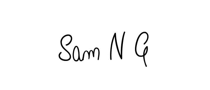 Make a beautiful signature design for name Sam N G. Use this online signature maker to create a handwritten signature for free. Sam N G signature style 5 images and pictures png