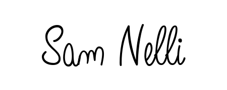 Design your own signature with our free online signature maker. With this signature software, you can create a handwritten (Angelique-Rose-font-FFP) signature for name Sam Nelli. Sam Nelli signature style 5 images and pictures png