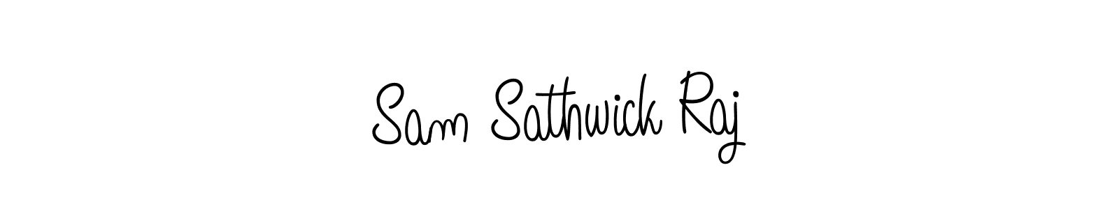 Angelique-Rose-font-FFP is a professional signature style that is perfect for those who want to add a touch of class to their signature. It is also a great choice for those who want to make their signature more unique. Get Sam Sathwick Raj name to fancy signature for free. Sam Sathwick Raj signature style 5 images and pictures png
