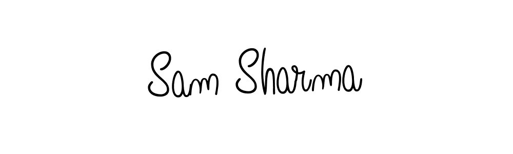 This is the best signature style for the Sam Sharma name. Also you like these signature font (Angelique-Rose-font-FFP). Mix name signature. Sam Sharma signature style 5 images and pictures png