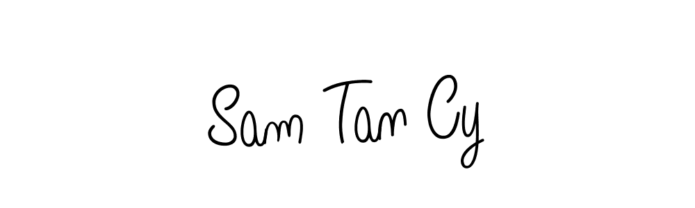 How to make Sam Tan Cy signature? Angelique-Rose-font-FFP is a professional autograph style. Create handwritten signature for Sam Tan Cy name. Sam Tan Cy signature style 5 images and pictures png