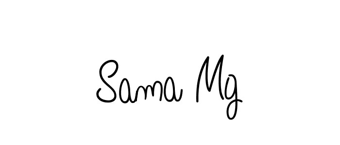 Also we have Sama Mg name is the best signature style. Create professional handwritten signature collection using Angelique-Rose-font-FFP autograph style. Sama Mg signature style 5 images and pictures png