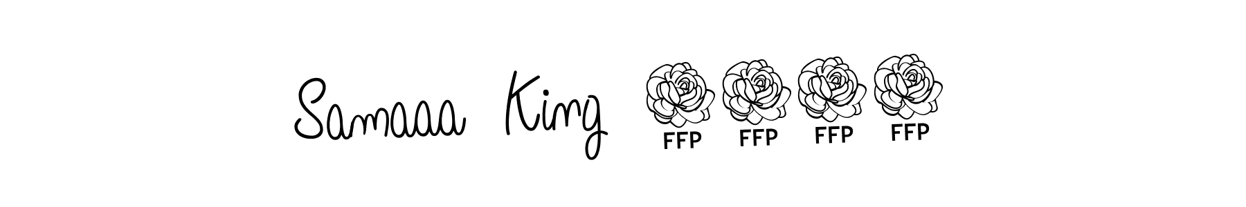 Make a beautiful signature design for name Samaaa  King  5151. With this signature (Angelique-Rose-font-FFP) style, you can create a handwritten signature for free. Samaaa  King  5151 signature style 5 images and pictures png
