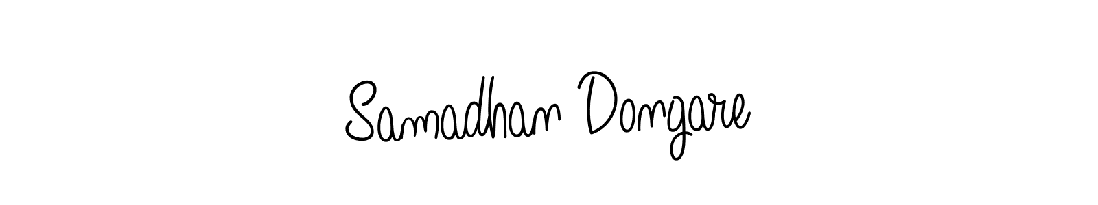 The best way (Angelique-Rose-font-FFP) to make a short signature is to pick only two or three words in your name. The name Samadhan Dongare include a total of six letters. For converting this name. Samadhan Dongare signature style 5 images and pictures png