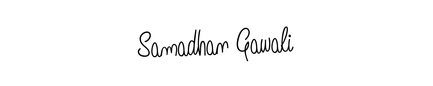 Best and Professional Signature Style for Samadhan Gawali. Angelique-Rose-font-FFP Best Signature Style Collection. Samadhan Gawali signature style 5 images and pictures png