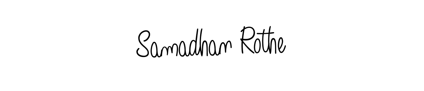 if you are searching for the best signature style for your name Samadhan Rothe. so please give up your signature search. here we have designed multiple signature styles  using Angelique-Rose-font-FFP. Samadhan Rothe signature style 5 images and pictures png